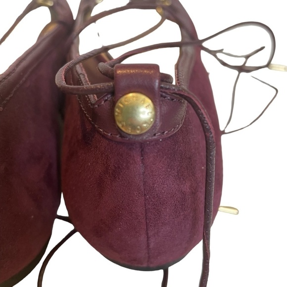 Michael Kors Purple Lace-Up Flats - Picture 3 of 10